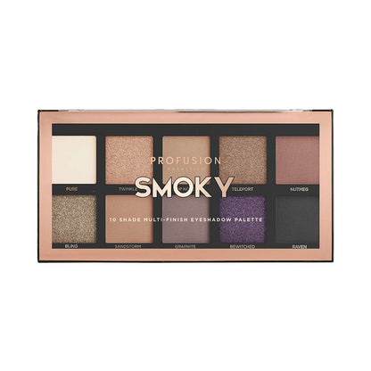 Profusion Cosmetics Eye Shadow Palette, Smoky