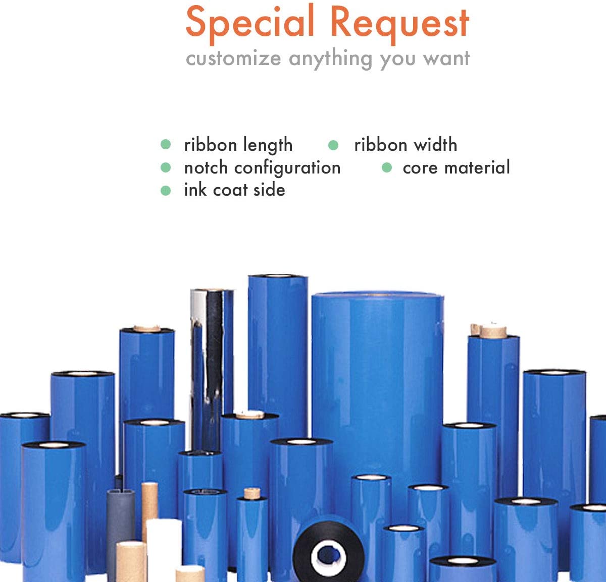 RIBBON WAX EA 6.14X984FT