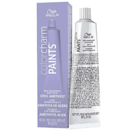 Wella Color Charm Paints Tube Steel Amethyst 2oz