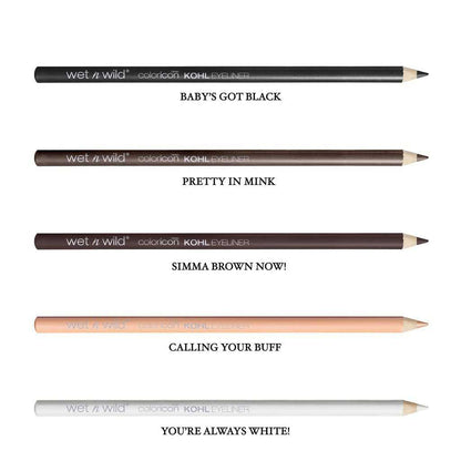 wet n wild Color Icon Kohl Liner Pencil - Baby's Got Black