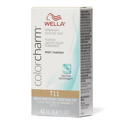 Wella Color Charm Liquid Toner #T11 Lightest Beige Blonde