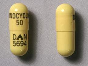 MINOCYCLINE HCL CP 50MG 100