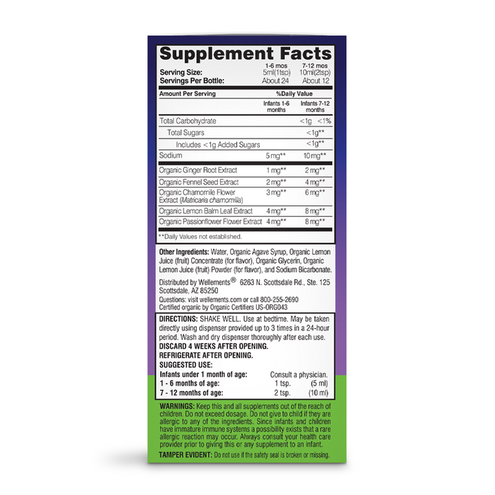 WELLEMENTS GRIPE WATER,OG2,FOR COLIC