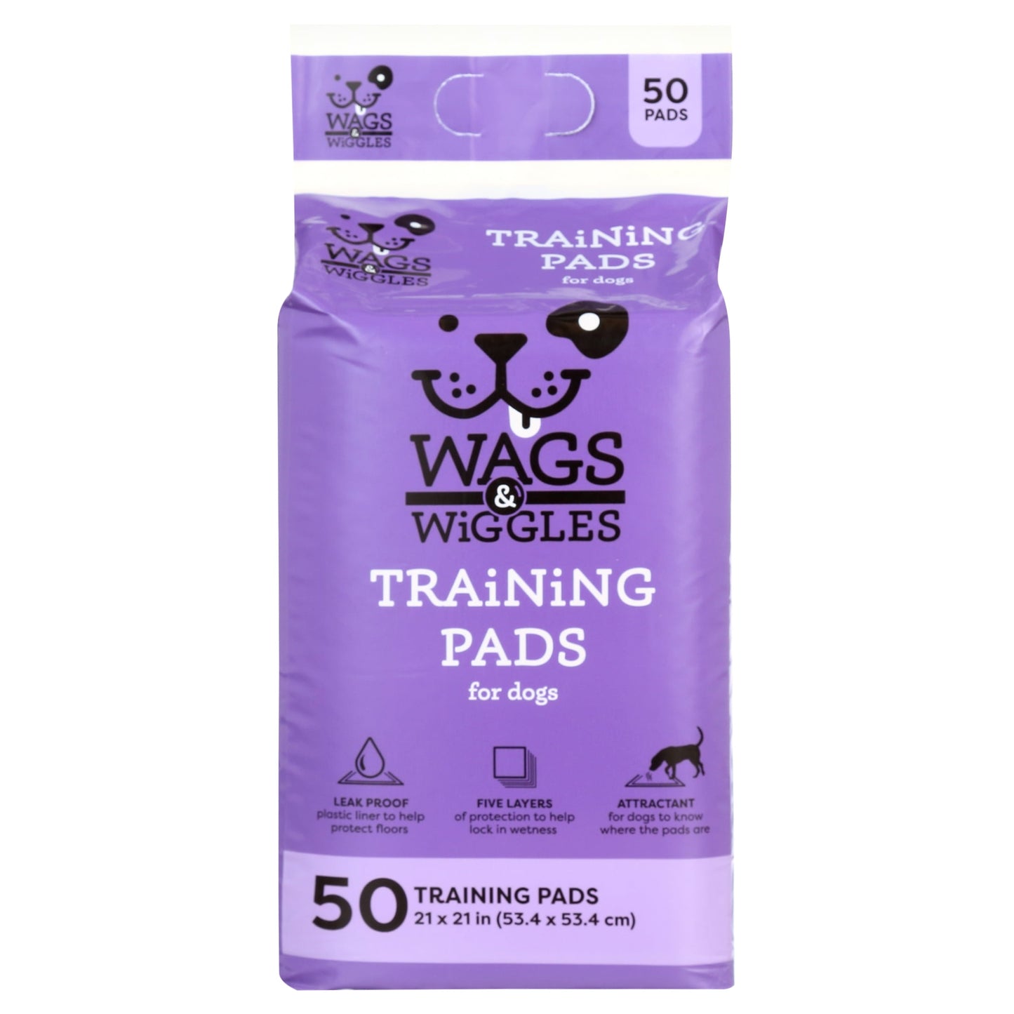 WAGS & WIGGLES DOG TRAINING PAD 50CT