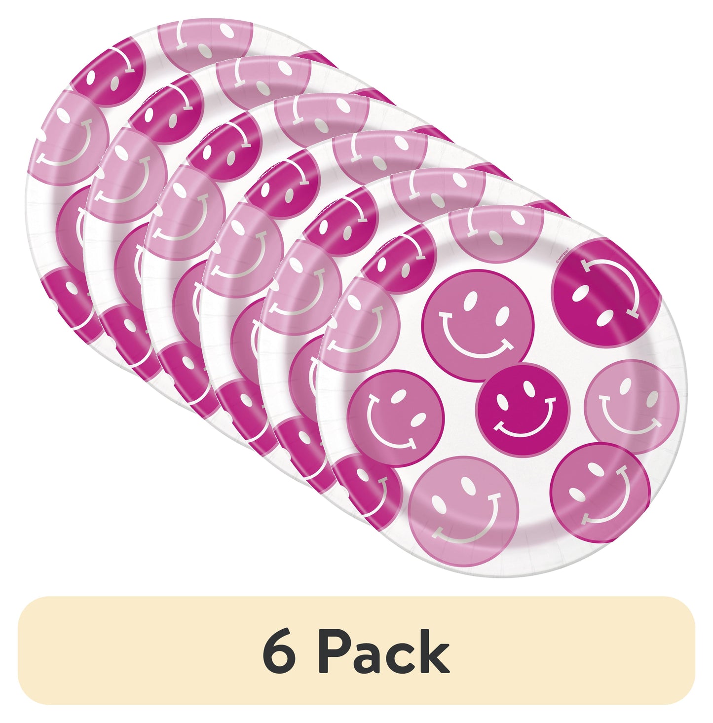 SENSATIONS Premium Paper Lunch Plates - Candy Pink, 20 count