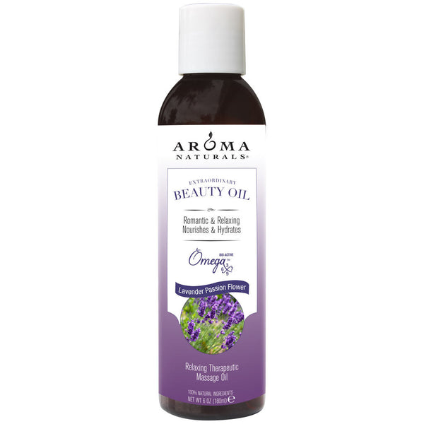 Aroma Naturals Romantic & Relaxing Lavender Passion Flower Beauty Oil, 1oz