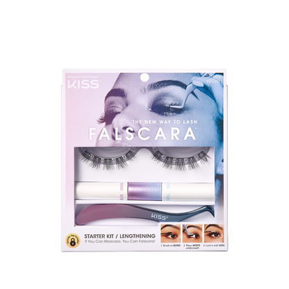 Kiss Falscara Eyelash Starter Kit Lengthening