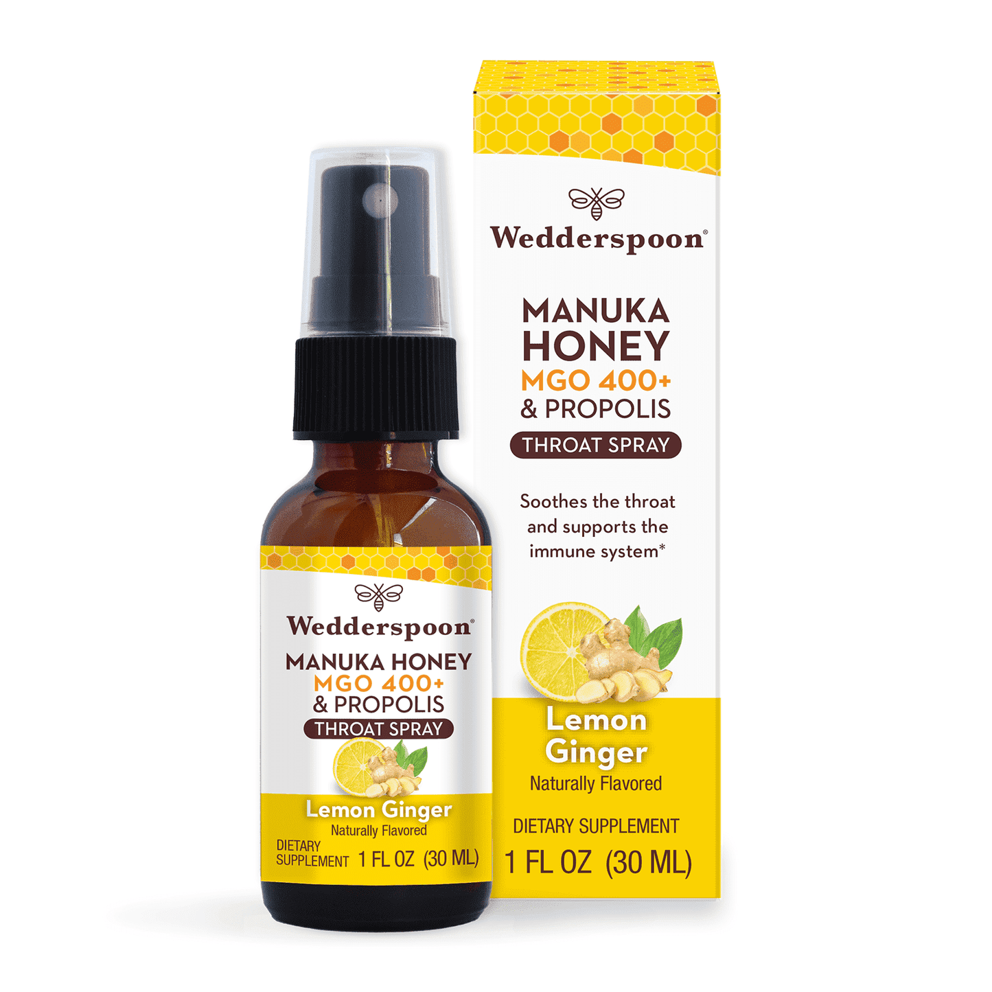 WEDDERSPOON THROAT SPRAY,LEMON GINGER