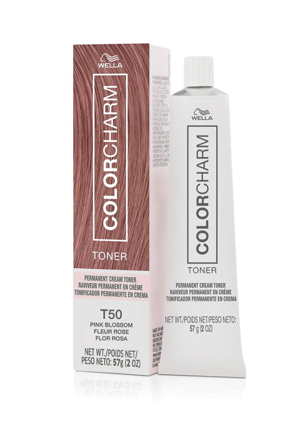 Wella Color Charm Creme Toner #T50 Pink Blossom 2oz