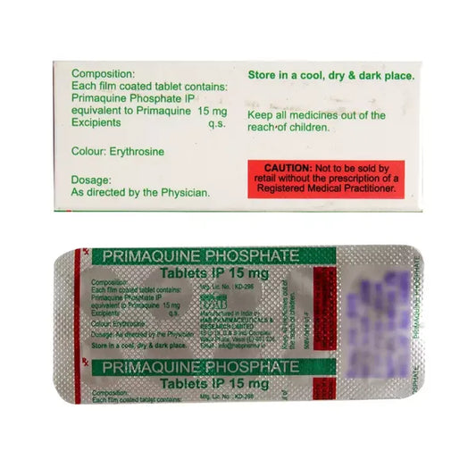 PRIMAQUINE TB 26.3MG 100