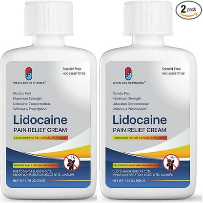 LIDOCAINE PAIN RELIEF 4% PAT 6
