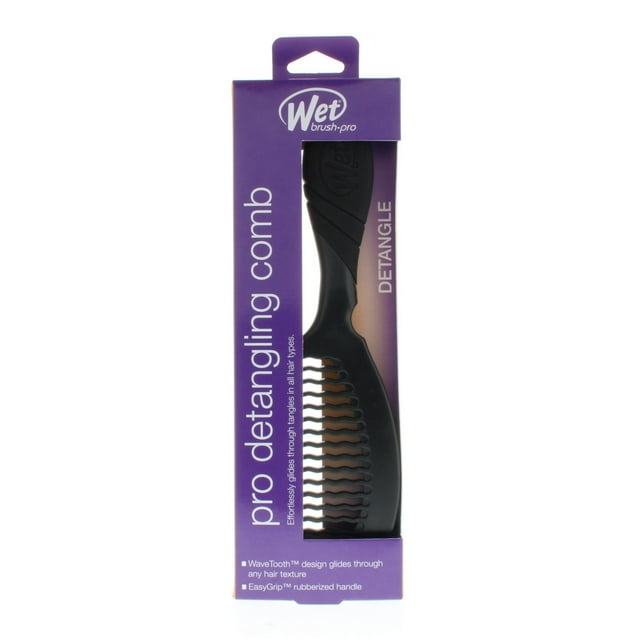 Wet Brush Detangling Comb - Black