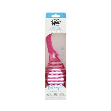 Wet Brush Shower Hair Brush Detangler - Pink Glitter
