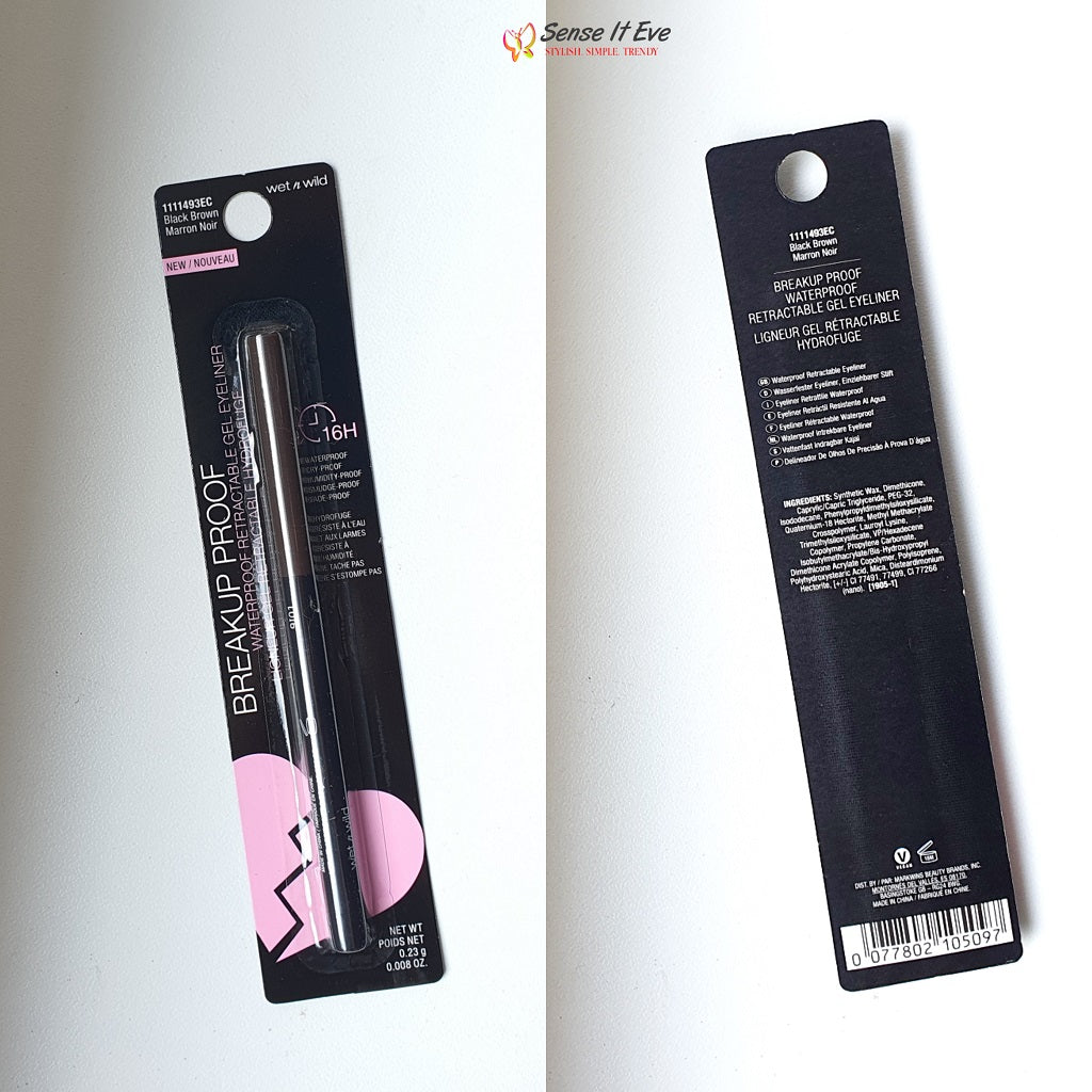 wet n wild Mega Last Breakup-Proof Retractable Eyeliner - Dark Brown