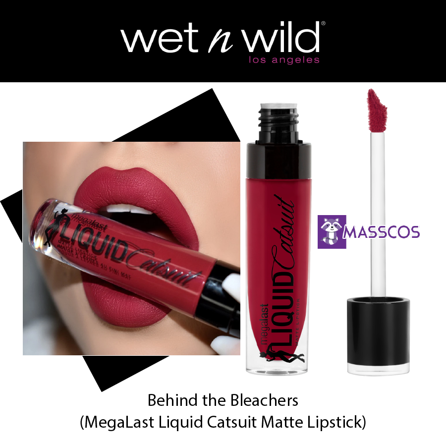 wet n wild MegaLast Liquid Catsuit Matte Lipstick - Behind the Bleachers