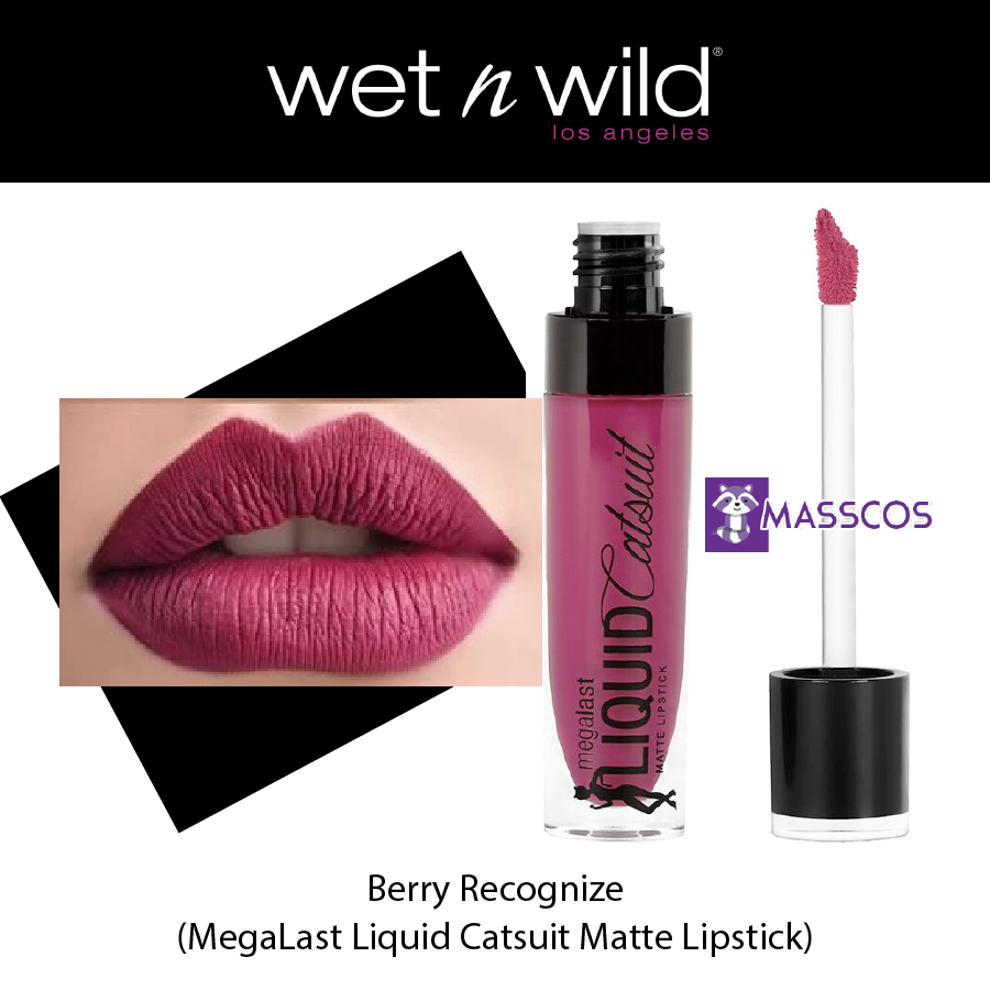 wet n wild MegaLast Liquid Catsuit Matte Lipstick - Berry Recognize