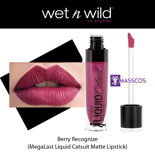 wet n wild MegaLast Liquid Catsuit Matte Lipstick - Berry Recognize
