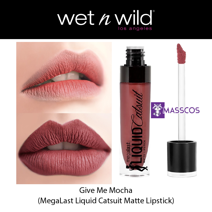 wet n wild MegaLast Liquid Catsuit Matte Lipstick - Give Me Mocha