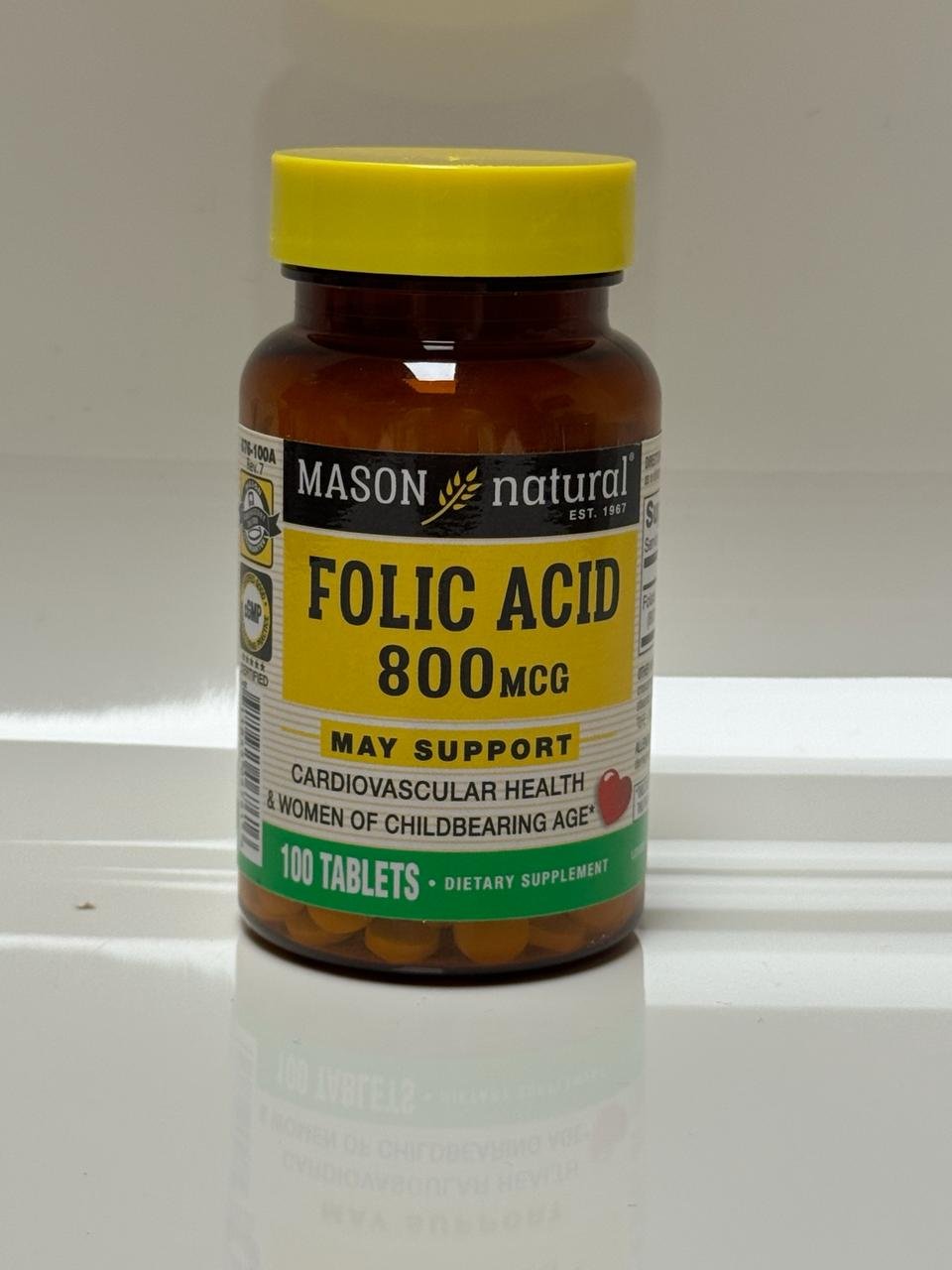 FOLIC ACID 800MCG TAB 180CT 21ST CENT