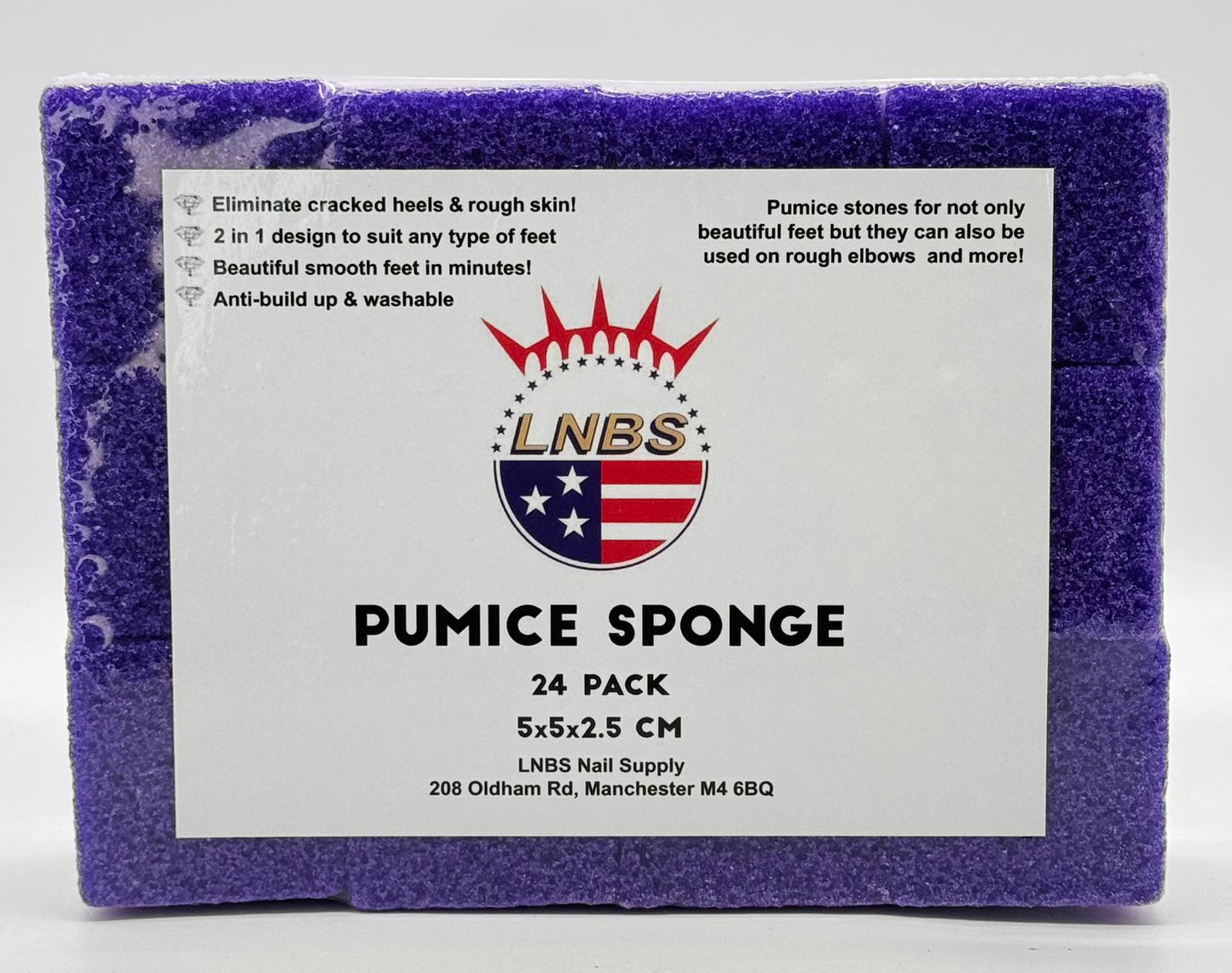 Elite Beauty Tools Pumice Sponge (24in) Display