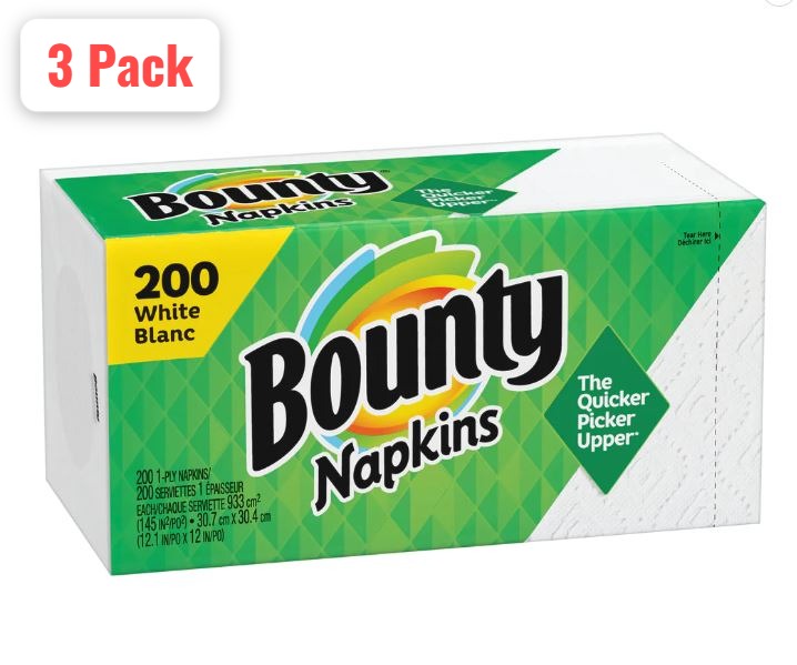 BOUNTY NAPKINS 20X100