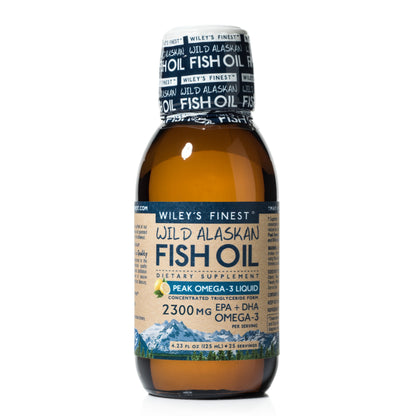 WILEY'S FINEST FISH OIL,PEAK OMG3,2150MG