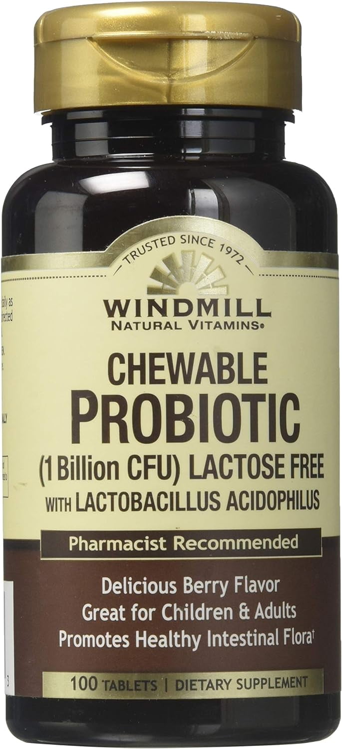PROBIOTIC CHILD CHEW TAB 100CT WINDMILL