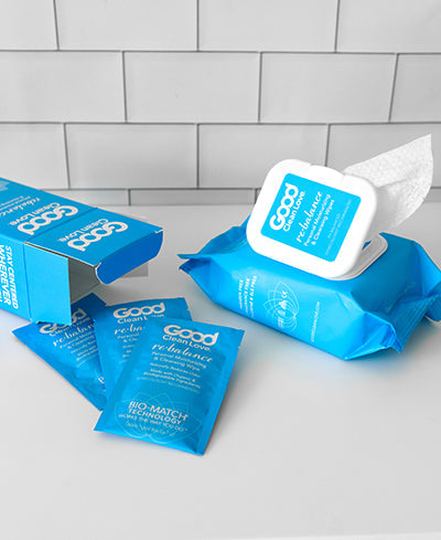 GOOD CLEAN LOVE WIPES,REBALANCE,30 CT