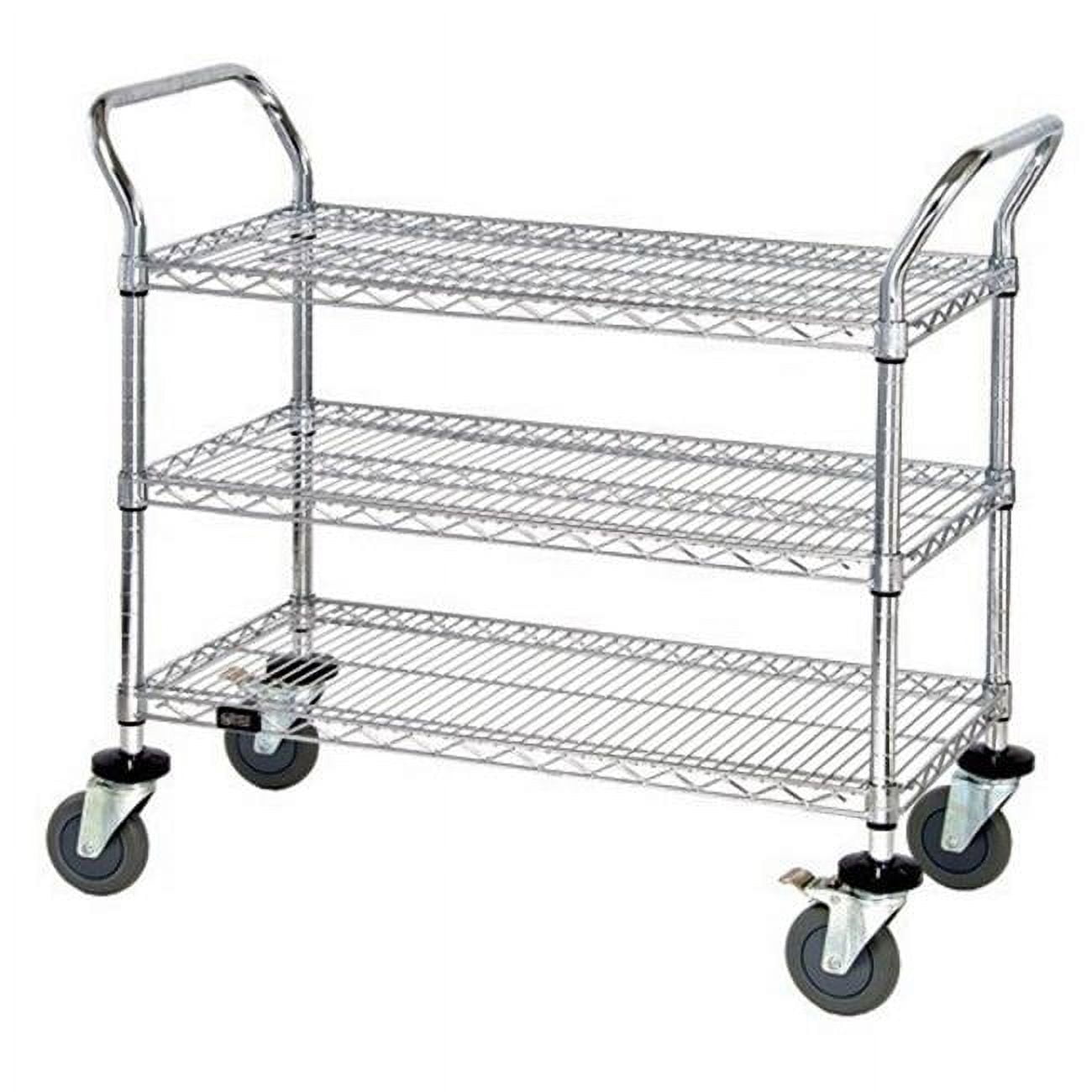 WIRE SHELF 5 MOBILE CART 24INX36IN DS