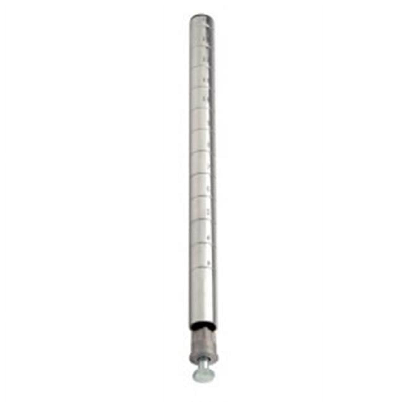 WIRE SHELVING POST 36" CHROME 4 CT DS