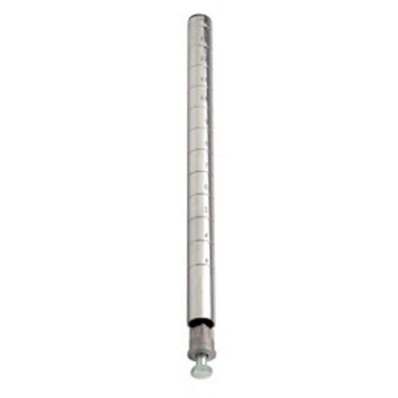 WIRE SHELVING POST 63" CHROME 4 CT DS