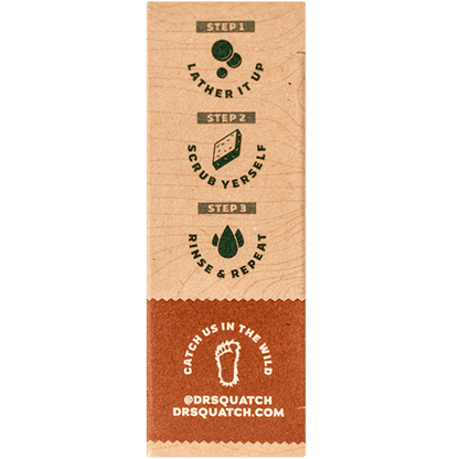 Dr. Squatch Mini Bar Soap - Wood Barrel Bourbon, 2.3 oz