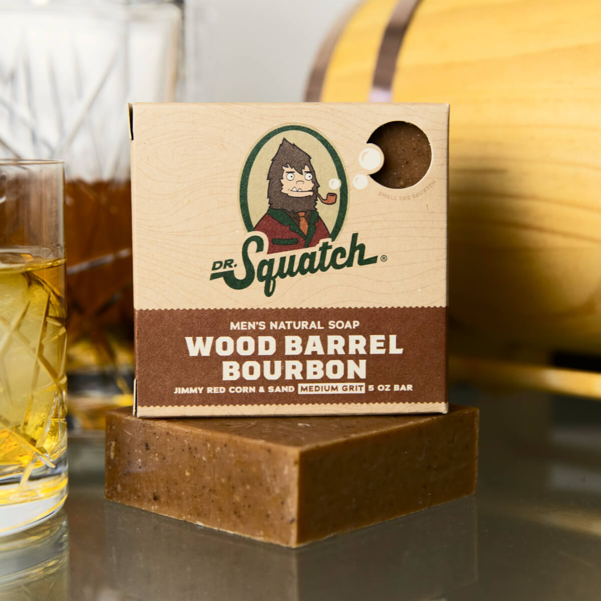 DR. SQUATCH DEOD,MEN,WOOD BARREL BRBN