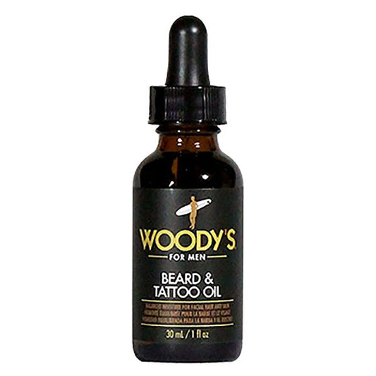 WOODY'S BEARD & TATTOO OIL  1OZ
