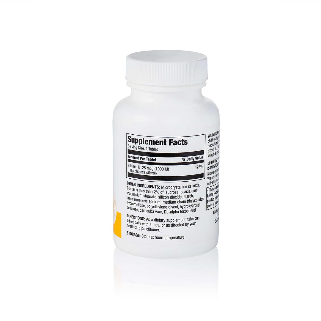 VITAMIN D3 25 MCG TAB 100