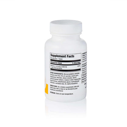 VITAMIN D3 25 MCG TAB 100