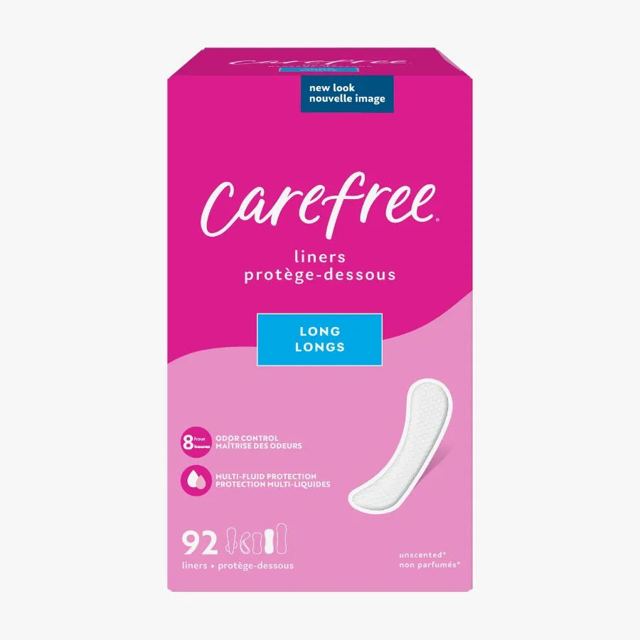Carefree Liners Long 42 Count Unscented