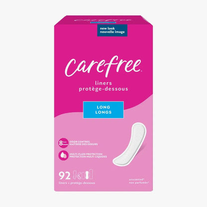 Carefree Liners Long 42 Count Unscented