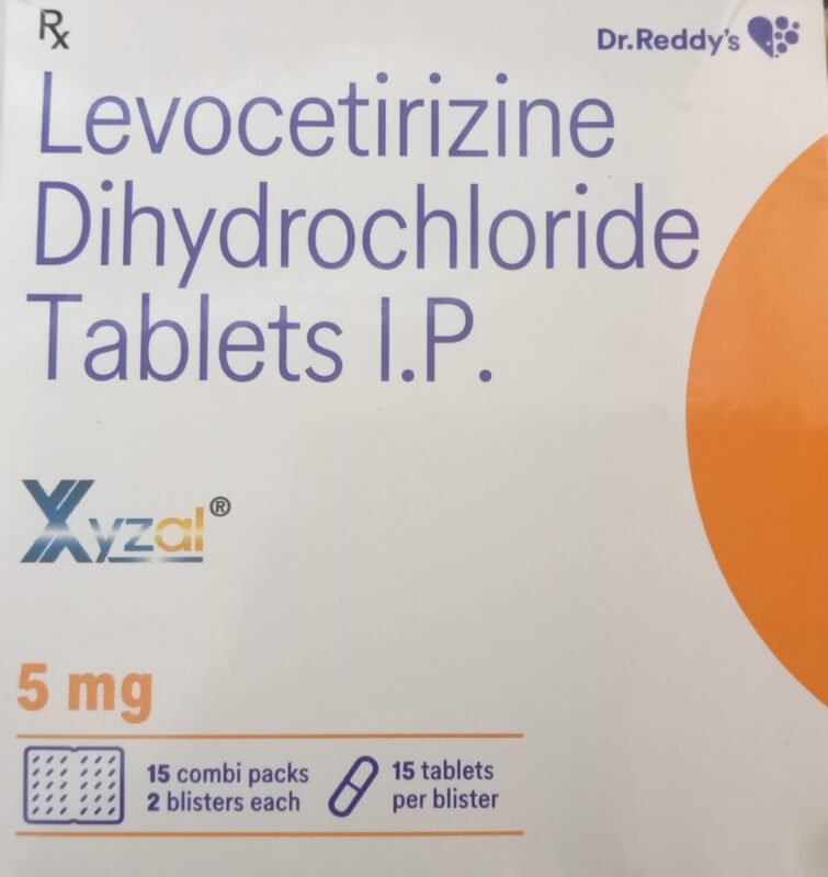 XYZAL OTC 24HR 5MG TABLET 10CT