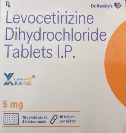 XYZAL OTC 24HR 5MG TABLET 10CT