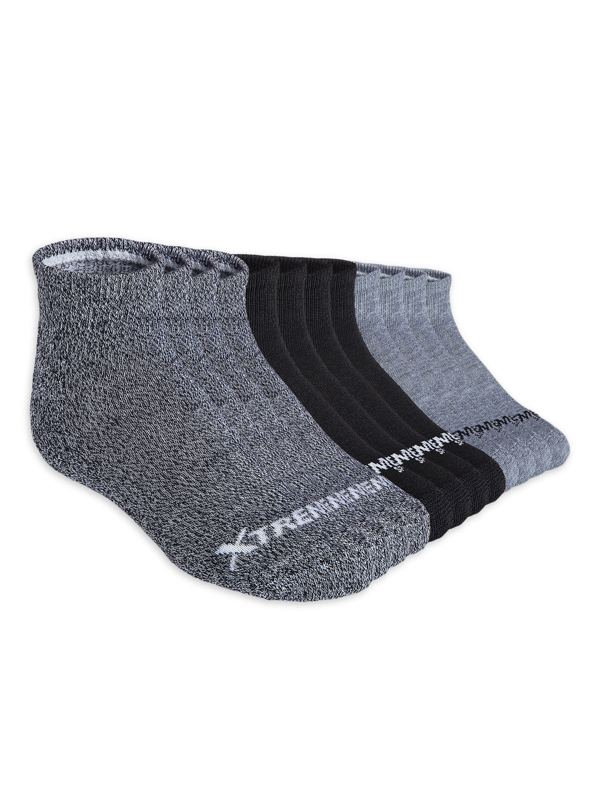 Pickle & Dot Boys Cushion Quarter Socks, 5-pack