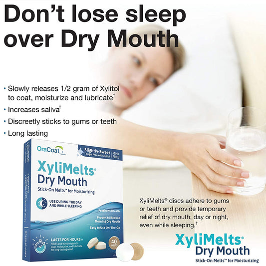 XYLIMELTS DRY MOUTH SLGHTY SWET LOZ 40CT