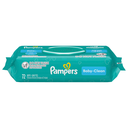 Pampers Baby Wipes Baby Clean Baby Fresh 72 Count