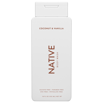 Native Mini Coconut & Vanilla Body Wash, 3 oz