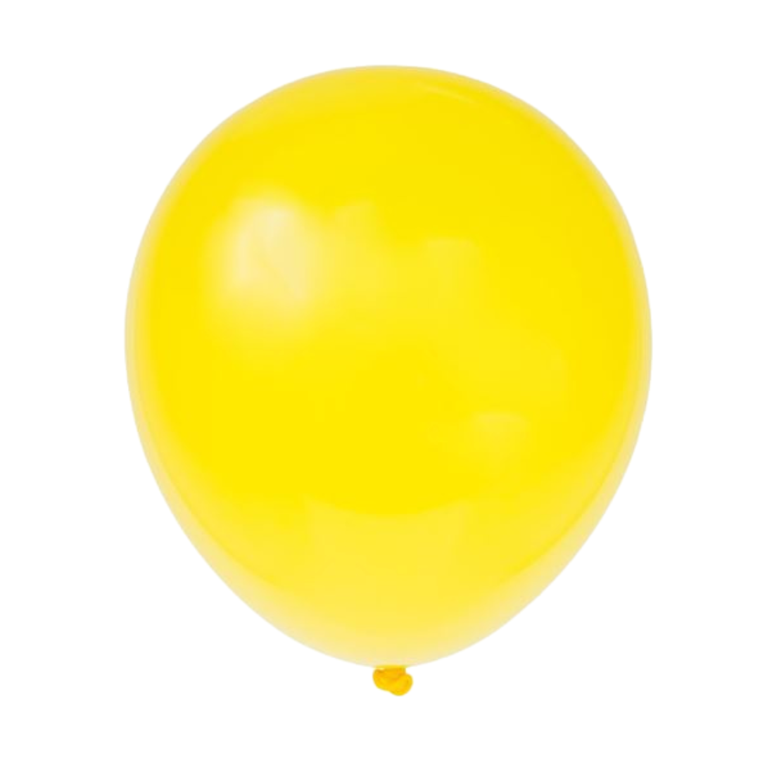 Unique Sunburst Yellow 9" Latex Balloons, 20 count