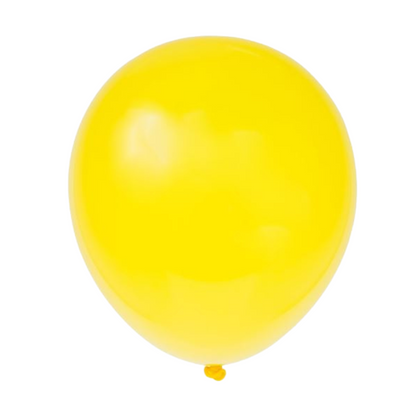 Unique Sunburst Yellow 9" Latex Balloons, 20 count