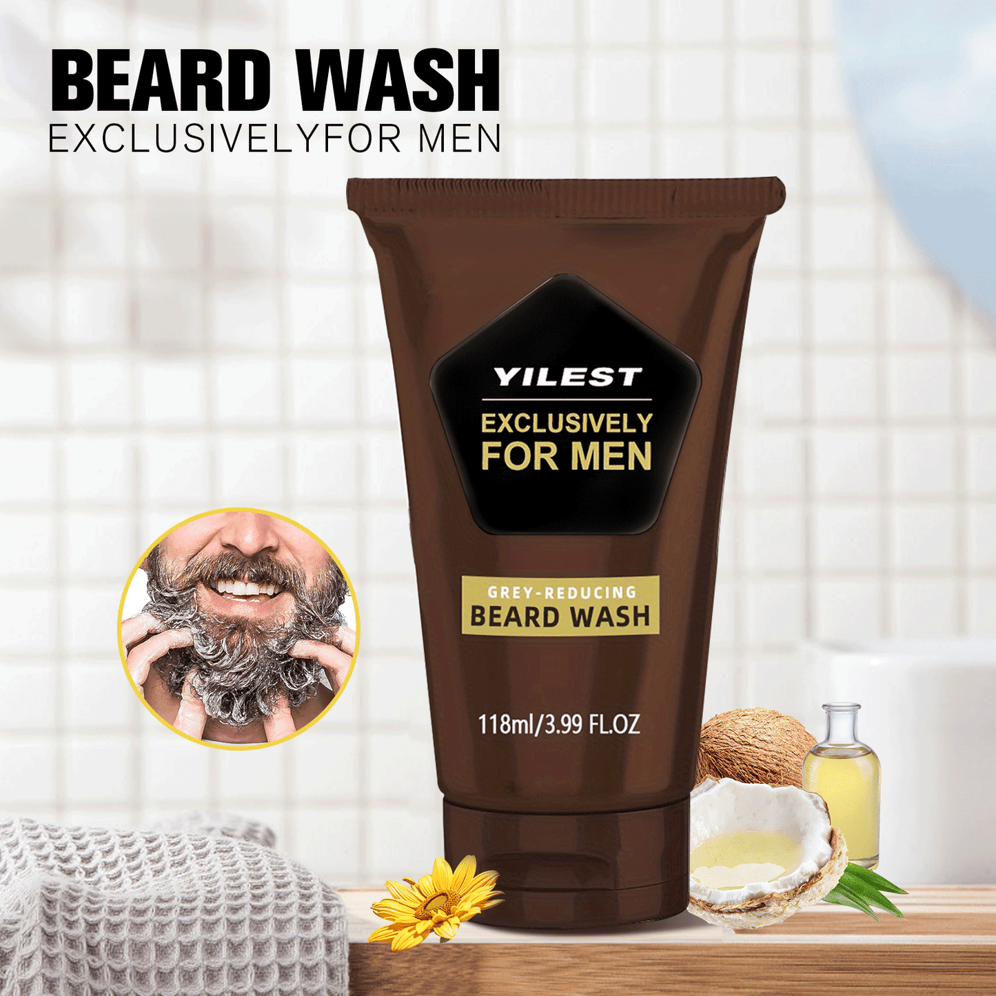 CONTROL GX G/R BEARD WASH    4Z