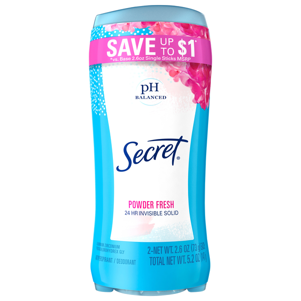 Secret Invisible Solid Anti-Perspirant - Powder Fresh, 0.5 oz