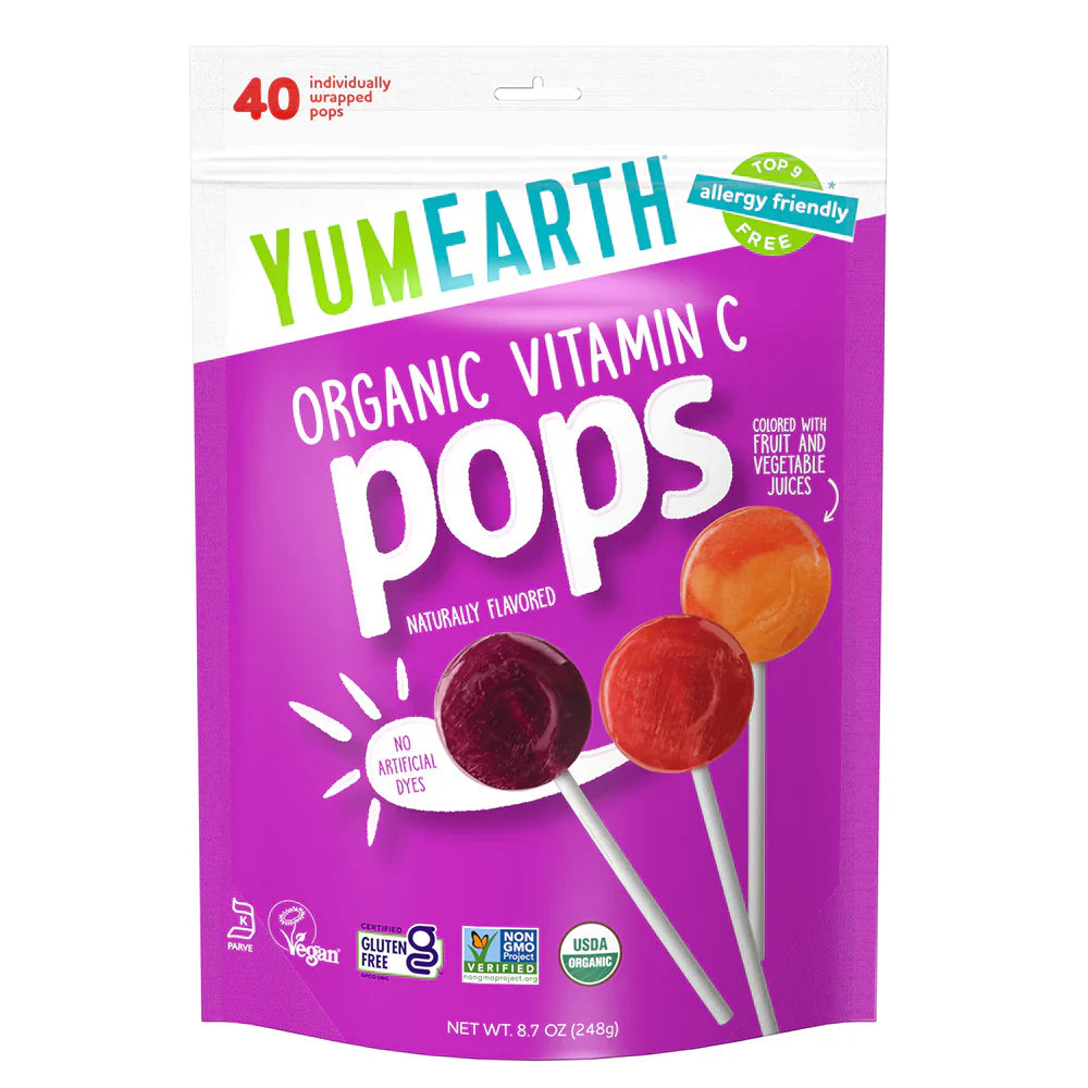 YUMEARTH LOLLIPOP,OG2,VITAMIN C