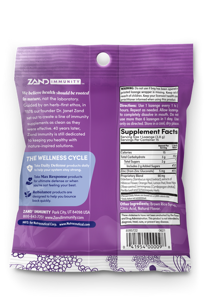 LOZENGES,ELDERBERRY ZINC